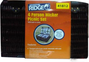 Adventure Ridge Wicker Picnic Set
